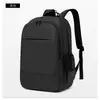 Mochila de Negocios Nueva para Hombre Repelente al Agua para Viajes de Commuter Bolsa para Computadora Gran Capacidad Simple Ligera Comercio Exterior