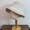 Chapéu de Pescador Doce com Laço Estilo Japonês para Mulheres, Design Clássico Listrado, Aba Dobrável, Chapéu de Proteção Solar, Moderno