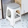 Taburete de plástico para el hogar para adultos, silla de mesa de comedor engrosada, taburete cuadrado, taburete redondo, taburete de plástico extra grueso en stock, venta al por mayor