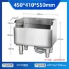 Fregadero Rectangular de Acero Inoxidable para Trapeador Cubo para Trapeador Hogareño Balcón Baño Nuevo Tipo Espesor Profundidad 304