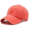 Gorra de Béisbol de Algodón Puro Lavado, Transfronteriza, Europea y Americana, Deportiva, Parasol, para Primavera y Verano, con Visera, para Hombre, Estilo Coreano, Parte Superior Suave, Visera Curva, para Mujer