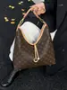 Bolsa tote de gran capacidad, bolsa versátil de lujo ligero estampada, bolso de hombro nuevo para mujer 2026 para el trabajo, bolso cruzado casual