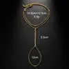 Joyería de Mano Popular para Mujer Transfronteriza Aleación Strass Pulsera Entrelazada Pulsera de Accesorio Simple Estilo Ins Verano Viaje