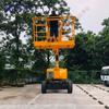 Plataforma Elevadora de Trabajo Aéreo con Brazo Curvo Eléctrica Diésel Elevador Lámpara de Calle Revisión de Incendios Vehículo de Trabajo Aéreo Exterior