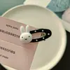 Pinza para el Cabello de Conejo de Dibujos Animados con Puntos Blancos y Negros, Pinza para el Cabello Linda para Niños, Pinza Lateral para Flequillo, Pinza de Pato Miffy, Accesorio para el Cabello para Niñas