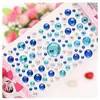 Pegatinas Hechas a Mano para Niños, Pegatinas de Diamantes, Pegatinas Brillantes de Diamantes, Pegatinas de Acrílico de Cristal, Pegatinas Educativas, Pegatinas de Corazón, Estéreo