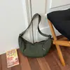 Bolso de Hombro Grande de Capacidad Simple Estilo Coreano para Mujer Verano 2026 Nuevo Bolso Dumpling de Moda y Elegante Bolso Cruzado para Viajar