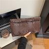 Bolsa Envelope Textura Fosca Nova Outono 2025 Tendência de Alta Qualidade Bolsa Clutch Elegante e Fashionável para Mulheres