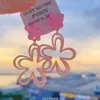 Brincos de Prata com Flores e Franjas Estilo Super Fada para Primavera e Verão, Versáteis e Estilosos, Brincos Doces e de Alto Padrão