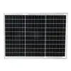 Panel Solar Monocristalino Panel Generador de Energía Sistema de Suministro de Energía para Exteriores Panel Fotovoltaico Solar Panel Solar de 300 Vatios