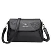 Bolso Nuevo para Mujer 2022 Simple Versátil Madre de Mediana Edad Piel Suave Bolso de Hombro Cruzado Gran Capacidad Bolso Cuadrado Pequeño Moderno