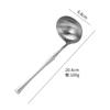 Daoqi Aço Inoxidável 304 Colher Pequena para Sopa, Cintura Estreita, Alta Aparência, Hotel Restaurante Cozinha Doméstica Colher para Sopa Fondue Atacado