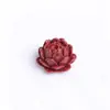 Acessórios de Cinábrio flor lótus de neve rosa contas espalhadas gota pequena cordão trançado à mão DIY material para pulseira