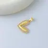 [Oro Real de Cobre] Amor Elegante Moda Nicho Exportación Transfronteriza DIY Joyería Hecha a Mano Colgante de Cobre Zirconio Microincrustado con