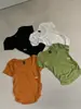 Wgwe10024 Ropa de Mujer Guangzhou Shisanxing Verano Nuevo Cuello Redondo Hombro Normal Cintura Ceñida Manga Corta Camiseta Top Delgado