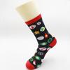 Calcetines navideños, calcetines festivos, calcetines de tubo de dibujos animados para mujer, calcetines transfronterizos, calcetines de regalo de Año Nuevo, calcetines rojos, fabricantes al por mayor