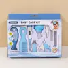 Empaque Inglés Set de Cuidado para Bebés de 10 Piezas, Peine, Set de Cortaúñas, Aspirador Nasal, Gotero, Combinación de Alimentador de Medicamentos