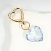 Personalidade Popular Transfronteiriça Doce Feminina Coração Forma Acrílico Cristal Bolsa Criativa Chaveiro Pingente