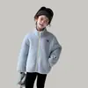 Tutu Elefantito Ropa Infantil Chaqueta de Forro Polar para Niñas 2026 Nueva Ropa de Otoño e Invierno Infantil Chaqueta Gruesa con Cuello Alto de Felpa