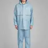 Conjunto de capa de chuva e calça de chuva novo unissex refletivo LOOG à prova de tempestade sistema de cores Morandi em estoque à prova d'água