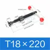Abrazadera de manivela Juego de tornillo trapezoidal Abrazadera para carpintería T16/T22/T25 Tuerca de tornillo para ranura en T