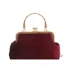 Bolso con Cierre de Personalidad de Moda y Textura de Moda 2026 Nuevo Bolso Cruzado de Hombro Casual con Cadena Portátil de Concha para Mujer