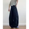 Pantalones casuales plisados curvos de secado rápido para el verano para hombre, pantalones rectos holgados de pierna ancha, delgados, modernos y versátiles