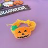 Cachecol de Lã de Halloween para Animais de Estimação Transfronteiriço para Gatos e Cães Cachecol de Caveira para Cães de Pequeno e Médio Porte Coleira Fantasma Atacado