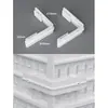 Accesorios para Tablero Perforado Ganchos Decorativos Ranura Larga Estante de Almacenamiento Universal Montaje en Pared Sin Taladro Estante de Exhibición de Almacenamiento de Escritorio