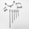 Abrazadera de PVC con Púas Tipo Dividido de Acero Inoxidable 304 Hebilla de Aro Abrazadera de Pared con Tuerca de Púas de Acero Inoxidable Clip para Tubería Hebilla de Tubería