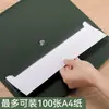 Maletín de Piel Exclusivo Transfronterizo Carpeta de Archivo para Documentos Papel A4 Maletín de Documentos de Negocios Bolsa para Guardar Recibos