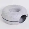 Suministro Transfronterizo de Nidos para Gatos de Fieltro con Forma de Túnel de Donut, Adecuados para Todas las Estaciones, con Cremallera y Nido Desmontable para Mascotas