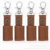 Porta-bolígrafos para colgar en el cuello Porta-insignias para bolígrafos Cordón de cuero Porta-bolígrafos para gafas Portátil Porta-insignias de PU para bolígrafos Portabolígrafos de cuero