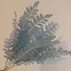 Cachos artificiais de folhas de acácia para arranjos de chão de casamento, decoração de casamento, arranjos florais, folhagem de fundo, decorações de corredor de hotel