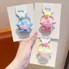 Goma para el pelo tipo moño de bebé con cuadros de estrella de cinco puntas estilo coreano, Cuerda para el pelo a cuadros linda para niñas, Accesorio para el pelo que no daña el cabello