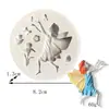 Europeu Retro Anjo Flip Açúcar Molde diy Chocolate Baking Cake Decoração Ritmo Seco Anjo Molde de Silicone