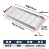 Orificio de Ventilación Disipación de Calor Negro Plateado Gabinete para Zapatos Rectangular Malla Transpirable Gabinete de Ventilación Armario de Vestir Aleación de Aluminio Malla Transpirable