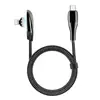 Cable de Datos Magnético de Carga Rápida Pd en Ángulo Cable de Carga para Juegos Móviles No Bloquea las Manos, Totalmente Compatible con Apple 17 Huawei Android
