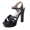 Nuevos Zapatos de Tacón Alto con Plataforma de Suela Gruesa y Tacones Gruesos, Modelo Sandalias de Pasarela, Zapatos Romanos, Tallas Grandes 40-50, Zapatos de Exportación