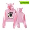 Sudadera con capucha periférica de dibujos animados NANA NANA NANA Ozaki, suéter sexy con orejas de gato para mujer de otoño