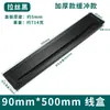 Tapa para Agujero de Cable de Escritorio con Cepillo Amortiguador, Caja de Gestión de Cables, Tapa Decorativa para Cables de Escritorio, Placa Cuadrada para Cubrir Cables de Mesa de Conferencias