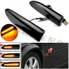 Adequado para Jaguar X-TYPE 2002-2009 pisca-alerta dinâmico de água corrente luz de sinalização luz lateral
