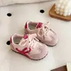Tênis Infantil Estilo Coreano Forrest Gump 2025 Novo Primavera e Verão Respirável Tênis para Meninas Tênis de Treinamento Moral para Bebês Tênis Esportivo para Meninos