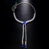 Collar elegante con borlas y diamantes de imitación, muy vendido en Amazon, para mujer.