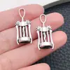 Accesorios de Aleación DIY Colgante Serie Copa de Vino Tinto Pendientes Pulsera Collar Llavero Colgante de Joyería de Plata Antigua Transfronterizo
