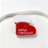 Colgante de muñeca de Navidad de felpa de dibujos animados, broche de felpa, accesorios rellenos de algodón, colgante de felpa, accesorios para ropa