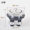 Botão de Caixa Acoplada de Vaso Sanitário Interruptor de Vaso Sanitário Botão Duplo Acessórios para Vaso Sanitário Descarga de Vaso Sanitário Dividido Integrado Universal Em Estoque