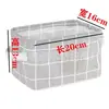 Cesta de armazenamento para necessidades diárias cesta organizadora cesta para itens pequenos de mesa caixa de armazenamento cesta de armazenamento de lona vendas diretas da fábrica