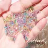 Mini Pedrería para Uñas con Forma de Mariposa de Espalda Puntiaguda, Popular Mariposa de Cristal 3D para Decoración de Uñas