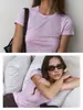 2026 Nova Camiseta de Manga Longa com Estampa de Flocos de Neve Estilo Europeu e Americano para Mulheres, Fina de Verão, Translúcida, Gola Redonda, Caimento Solto, Camisa Básica Elegante
